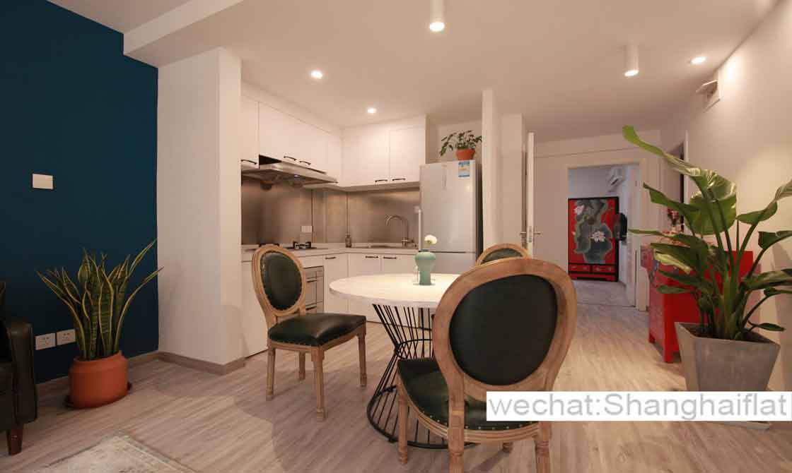 Beautiful 1br Shanghai apartment with garden in Xintiandi Madang Rd