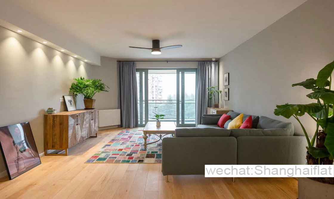 Newly refurbished 3br apt in Central Residence for rent/French Concession