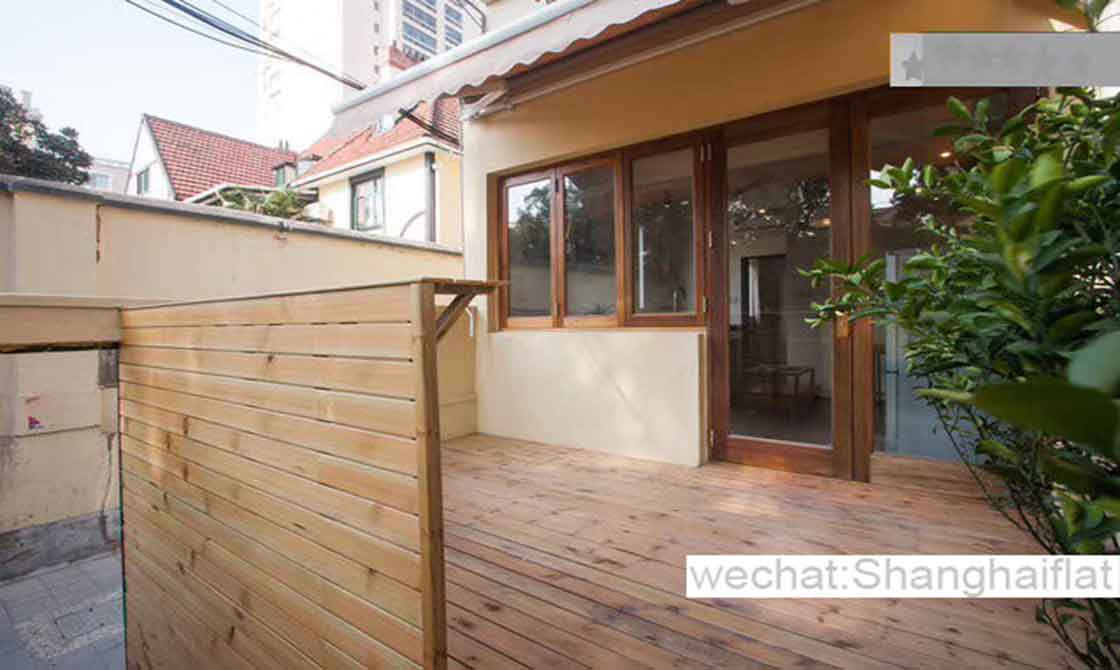 1br garden apartment French Concession Yongkang Rd