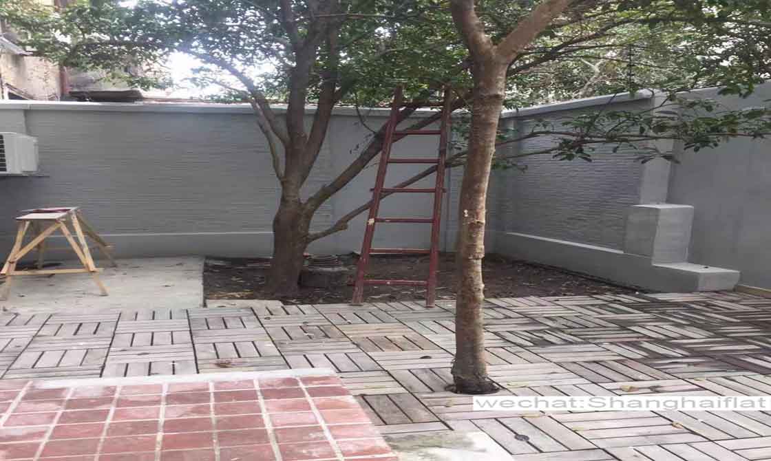 2+1br/2bath ground floor apt with big garden for rent in Wukang rd/French Concession
