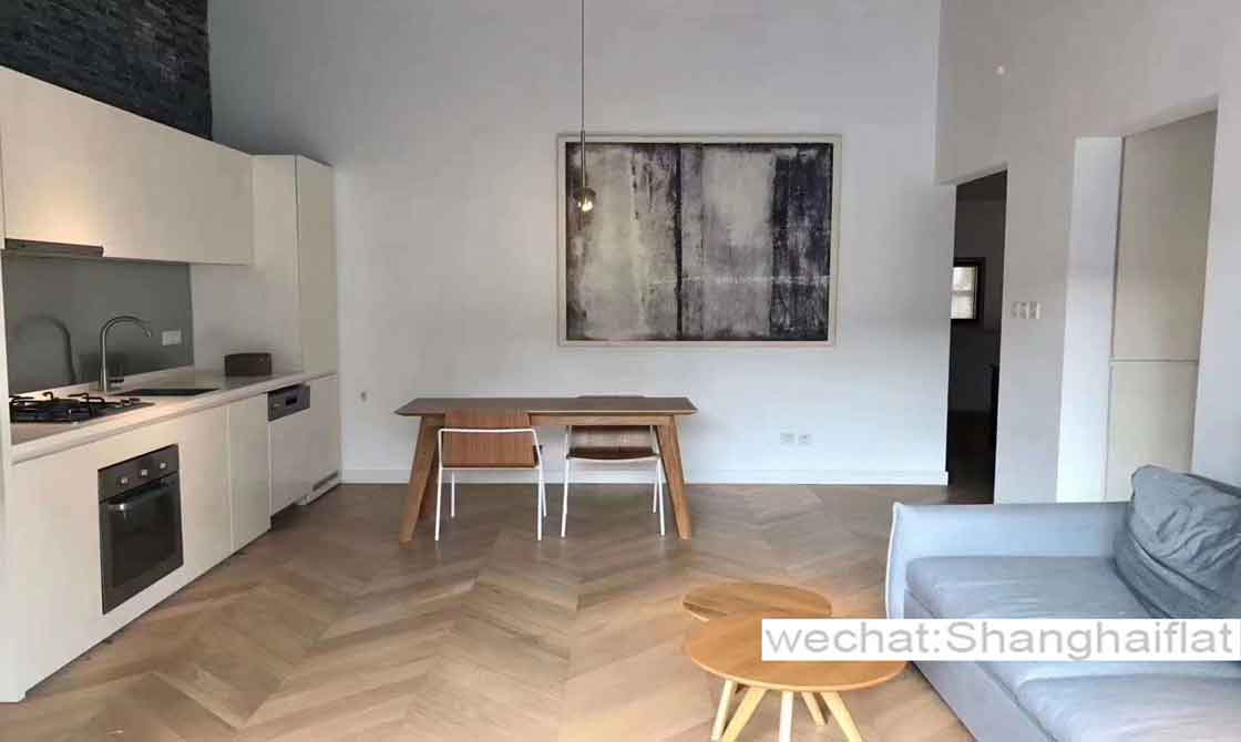 Top floor duplex lane house with balcony for rent near Fuxing Park/Nanchang rd
