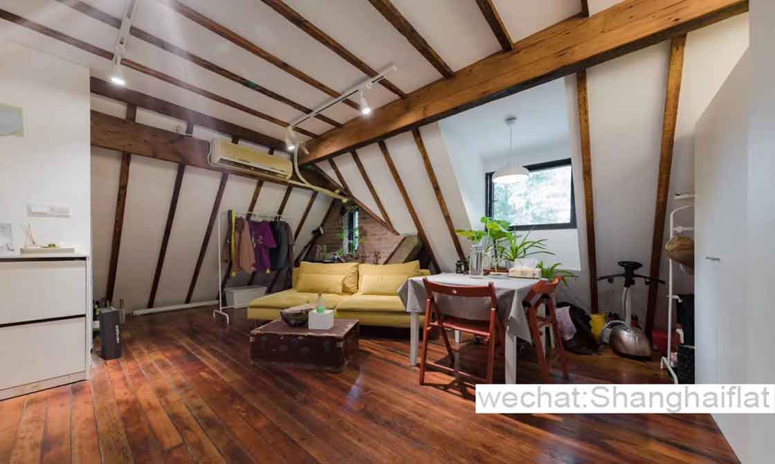 Charming 1br loft-style lane house in Xinhua Rd for rent/Jiaotong University