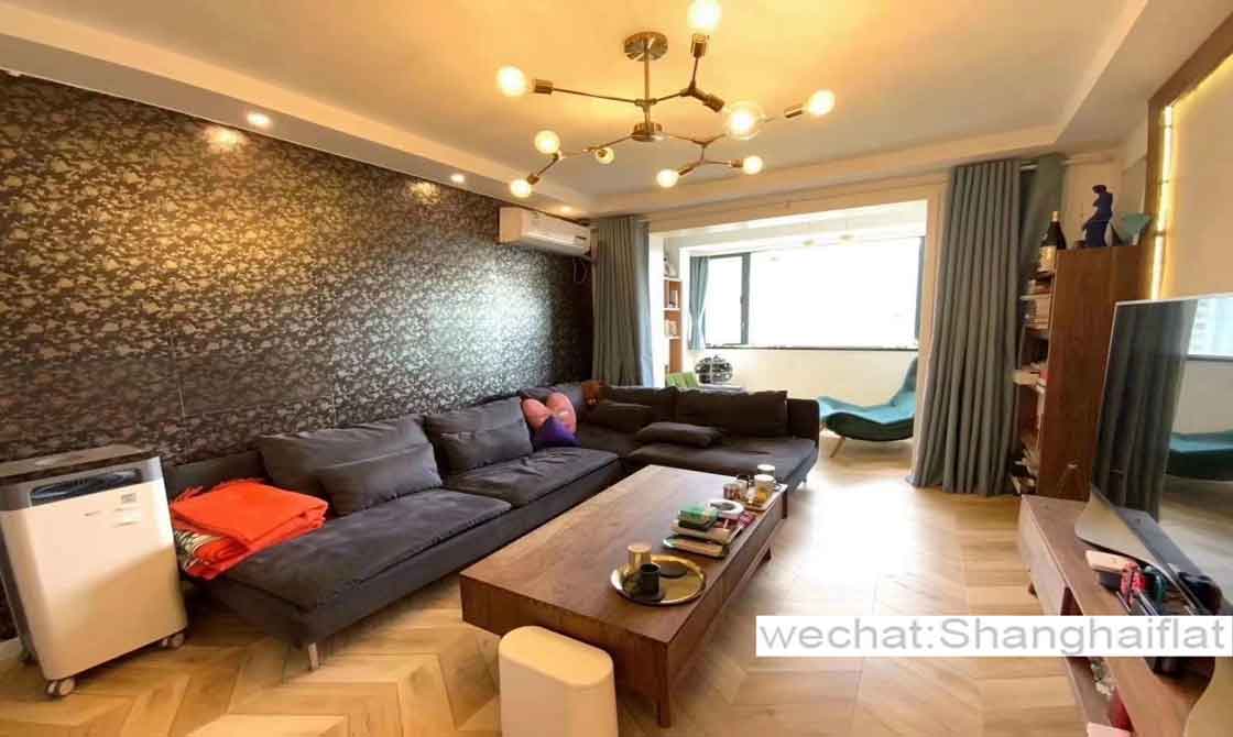 Refurbished 2br apartment for rent near Xintiandi and Huaihai Park