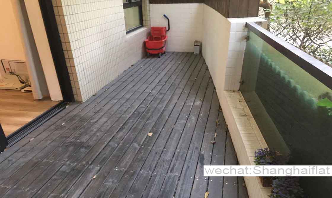3br Shanghai Apartment with yard in Ambassy Court/Former French Concession