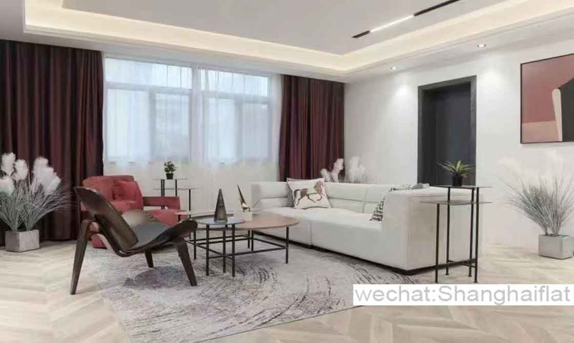 Beautiful design: 3br apartment with balcony in Dahui Garden for lease/French Concession