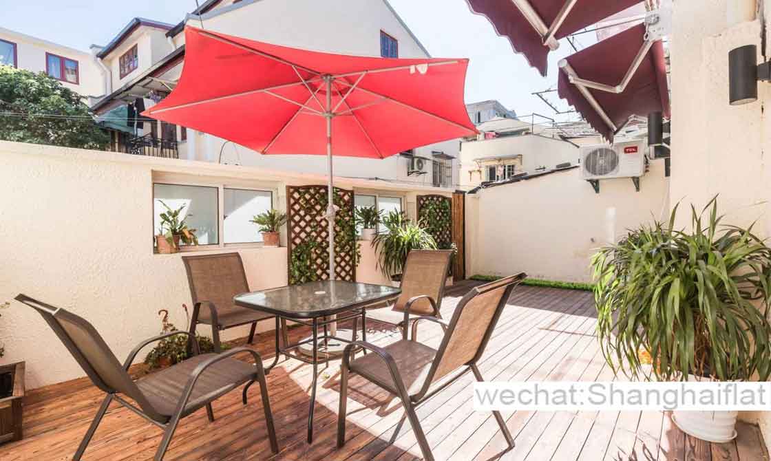 1br South Xiangyang Rd Lane House with garden for rent/French Concession