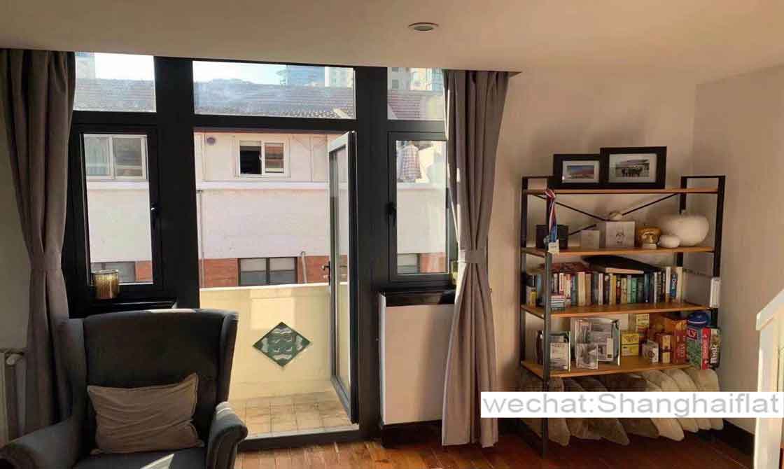 2+1br lane house with balcony and terrace in Yuyuan rd for rent/Jingan