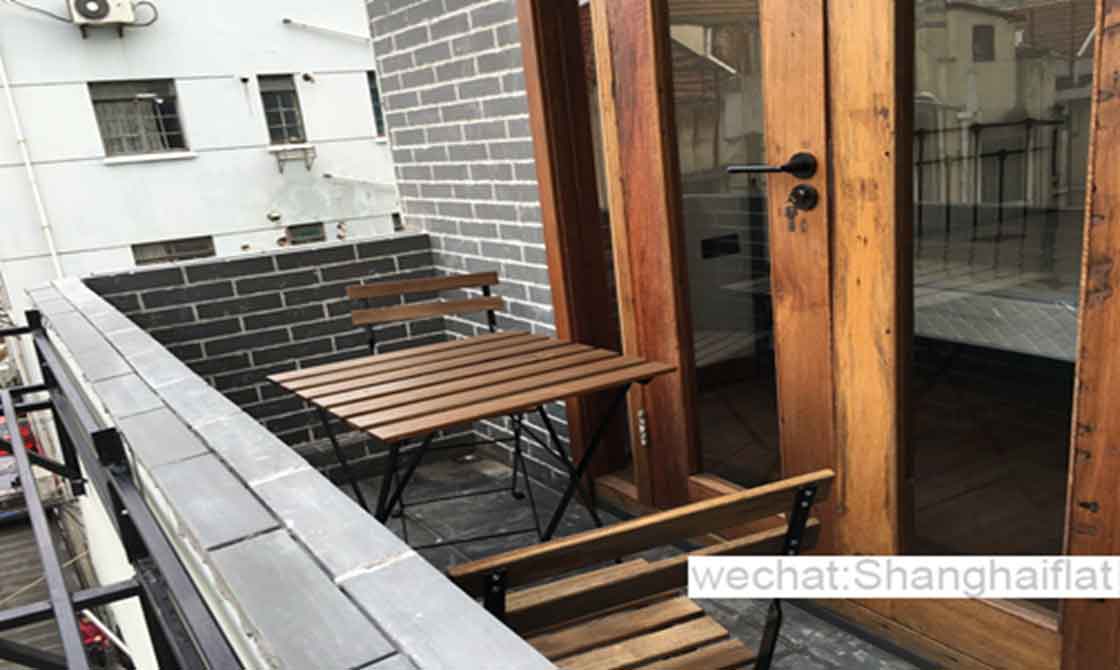 2br Shanghai Apartment/Balcony in Huaihai M Rd/Former French Concession