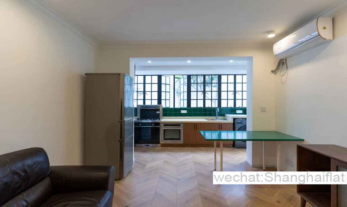2br Shanghai apartment with yard in Fuxing Middle Lu/French Concession
