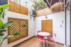 Attractive 1br Shanghai Apartment with yard near Yongkang Rd/Former French Concession
